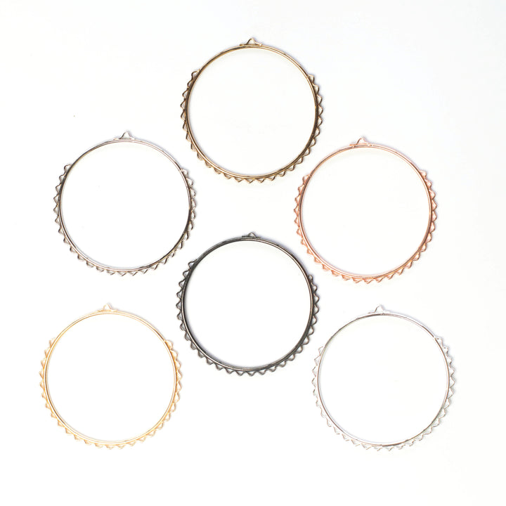 Earring Base 27 Naka Bali | Size : 62mm | 10pcs | EF56