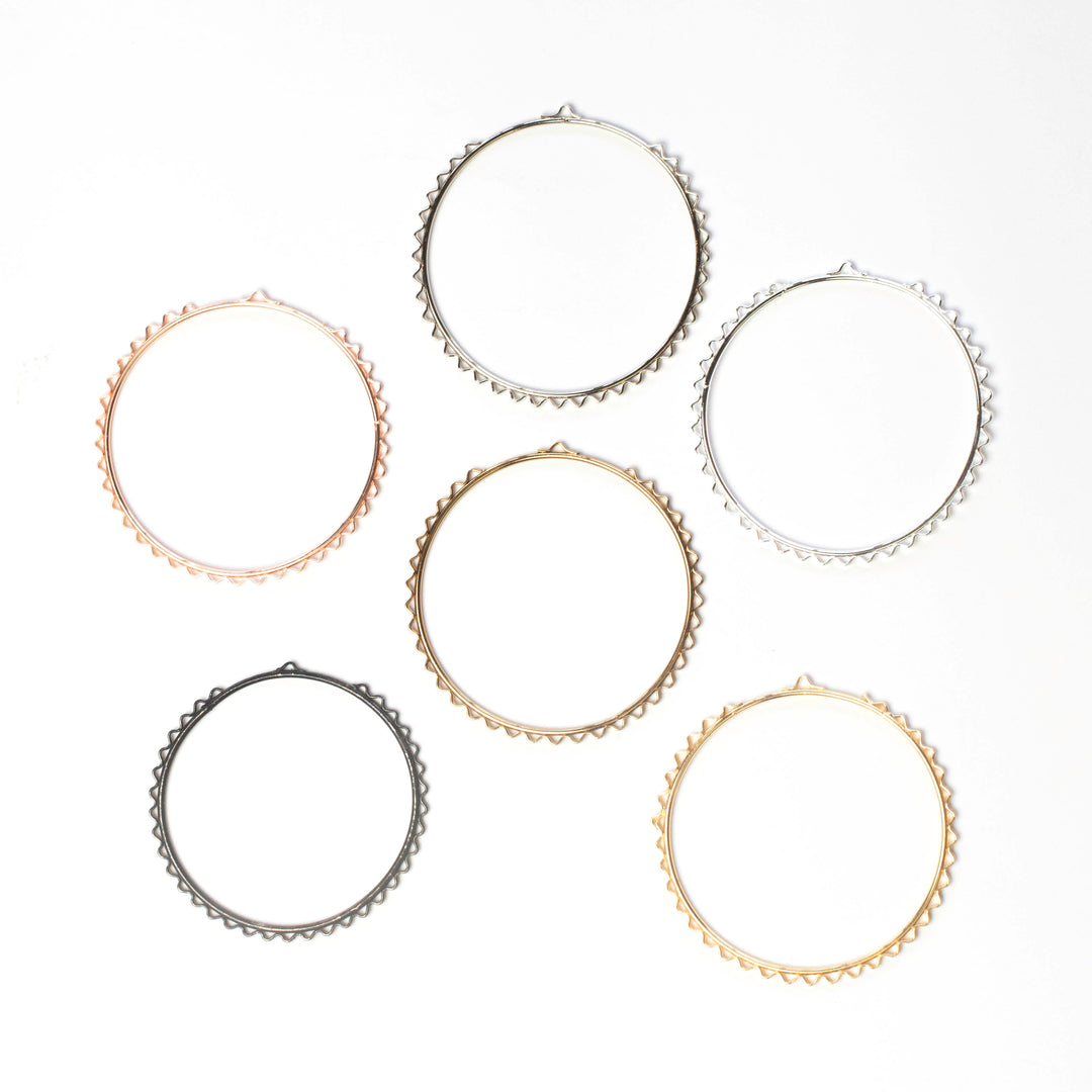 Earring Base 35 Naka Bali | Size : 70mm | 10pcs | EF53