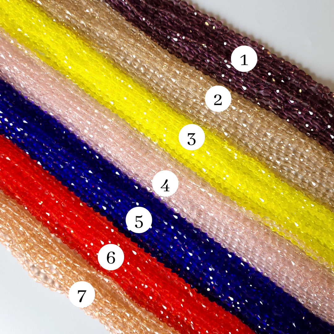 Drop GB Beads | Size : 5*7 | Qty : 5 Line-approx 66 Beads perline | GB43