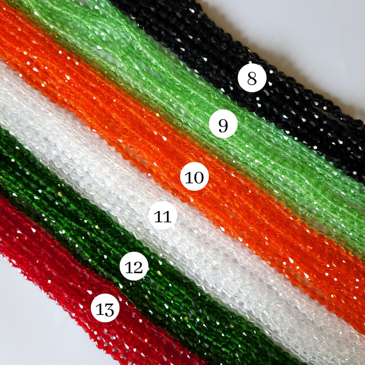 Drop GB Beads | Size : 5*7 | Qty : 5 Line-approx 66 Beads perline | GB43