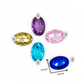 Oval Shape Acrylic Stones | Size : H-18MM W-25MM | Qty : 200pcs | AS06