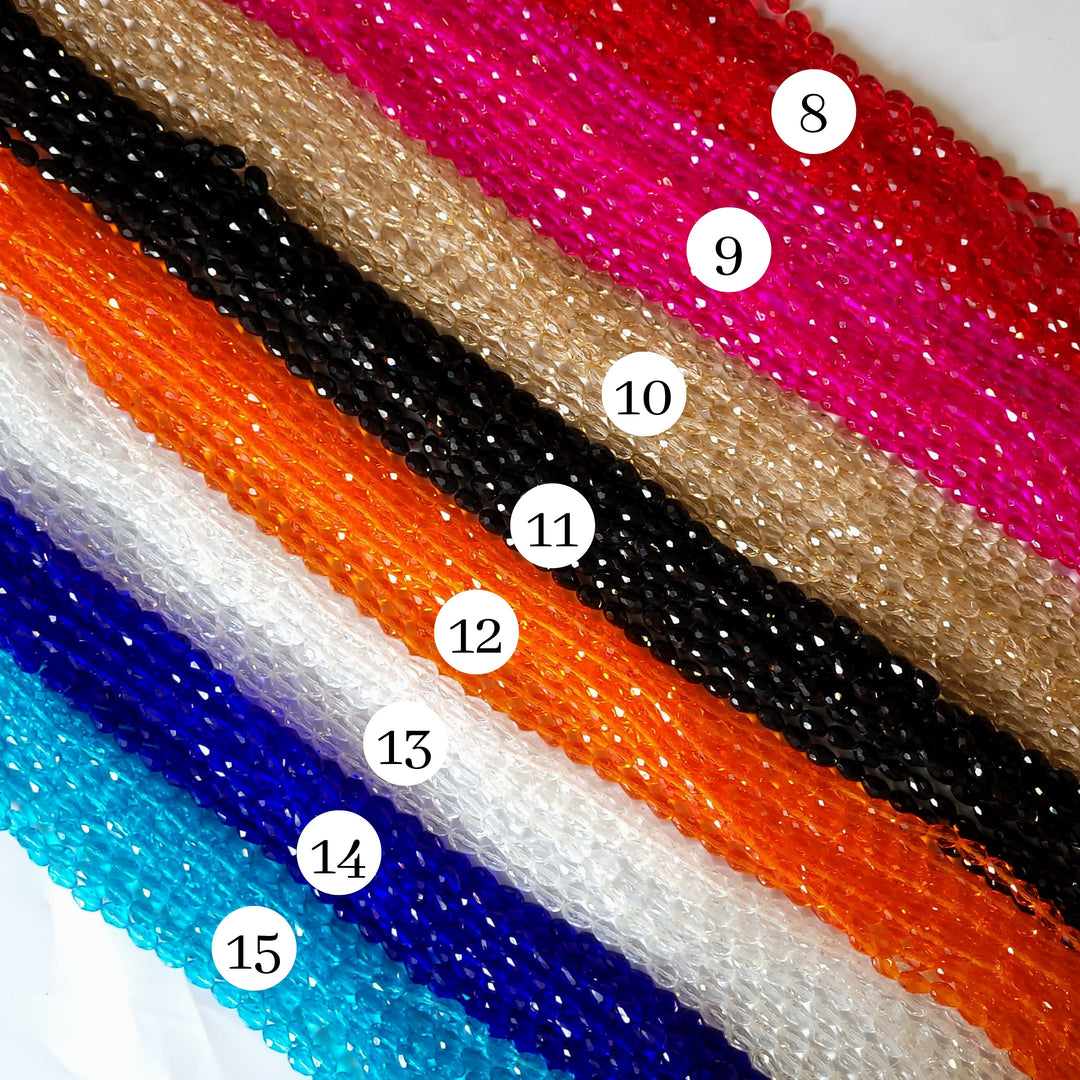 Drop GB Beads | Size : 8*12 | Qty : 5 Line-approx 56 Beads perline | GB44