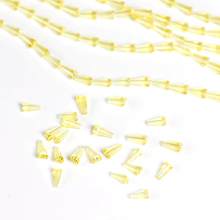 Pencil GB Beads | Size : 4*8 | Qty : 5 Line-approx 72 Beads perline | GB39