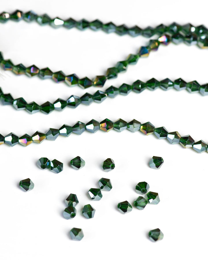 Crystal Rainbow Beads | Size : 6mm | Qty : 10 Line-approx 48 Beads perline | GB28