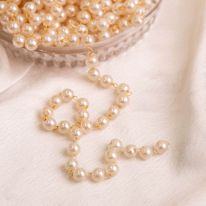 Pearl Moti Chain | Qty : 5mtr