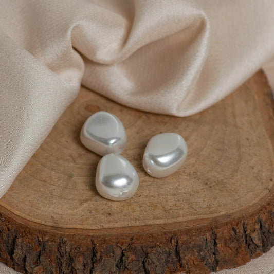 Uncut Pearl Beads | Size : 16mm | Qty : 10pcs | UC06