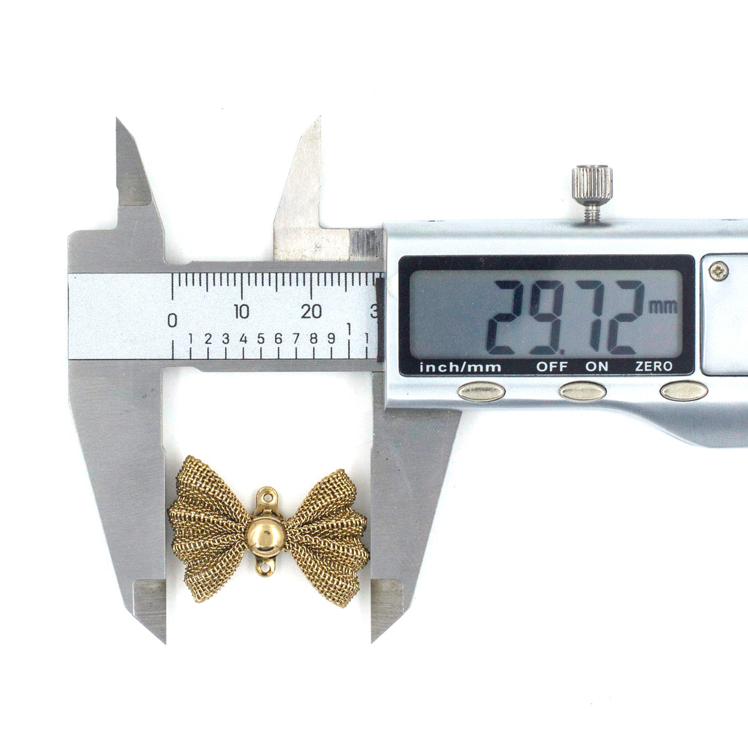 Metal Art Bow | Size : 34mm | 10 pcs | F-7-23 | MA489