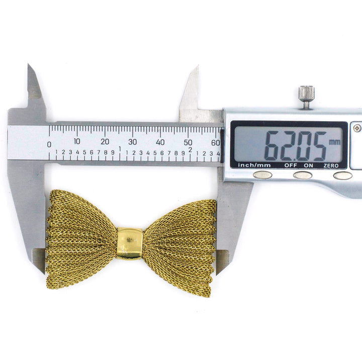 Metal Art Bow | Size : 62mm | 5 pcs | F-7-29 | MA483