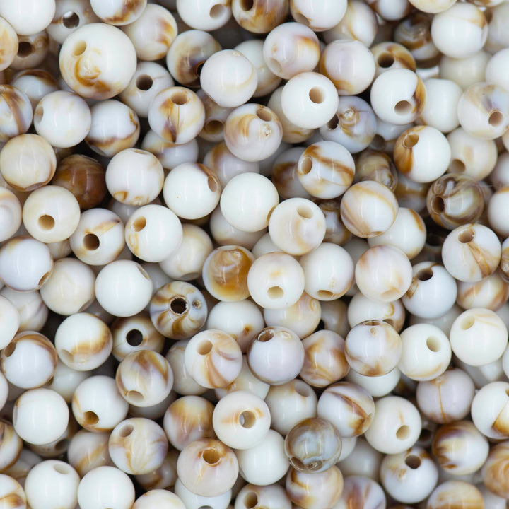 Round Plastic Beads | Size : 6mm,8mm | PB131