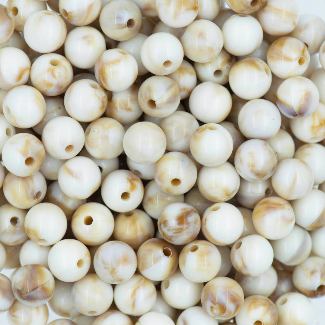 Round Plastic Beads | Size : 6mm,8mm | PB131