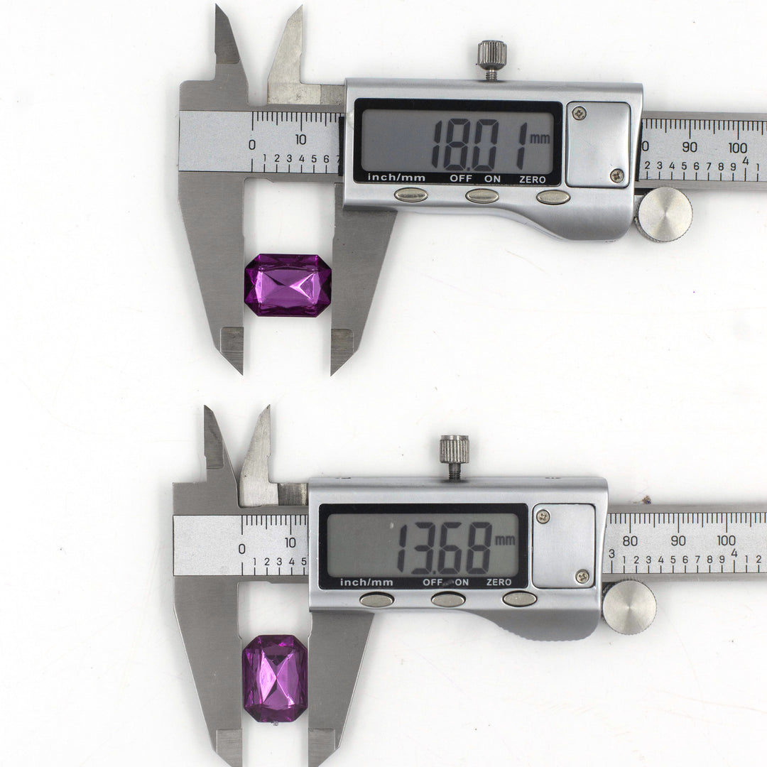 Rectangle shape Acrylic Stones | Size : H-13MM W-18MM | 200 pcs