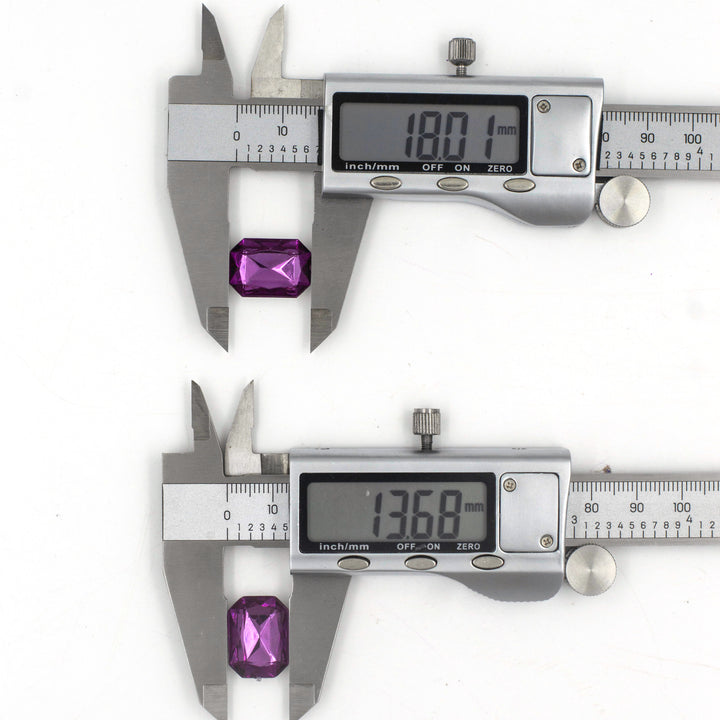 Rectangle shape Acrylic Stones | Size : H-13MM W-18MM | 200 pcs