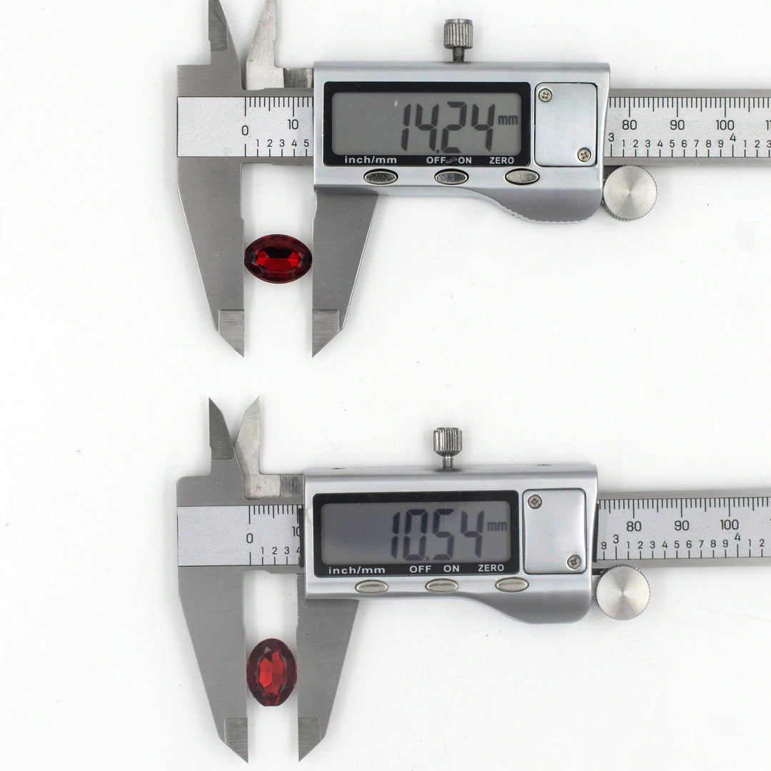 Oval Shape Acrylic Stones | Size : H-10MM W-14MM | 200 pcs