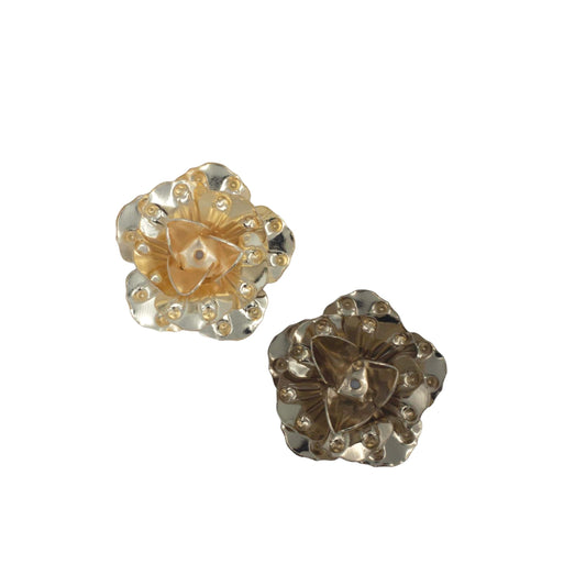 Metal Art Flower | Size : 30mm | Qty : 10pcs ( F-8-11 ) | MA497